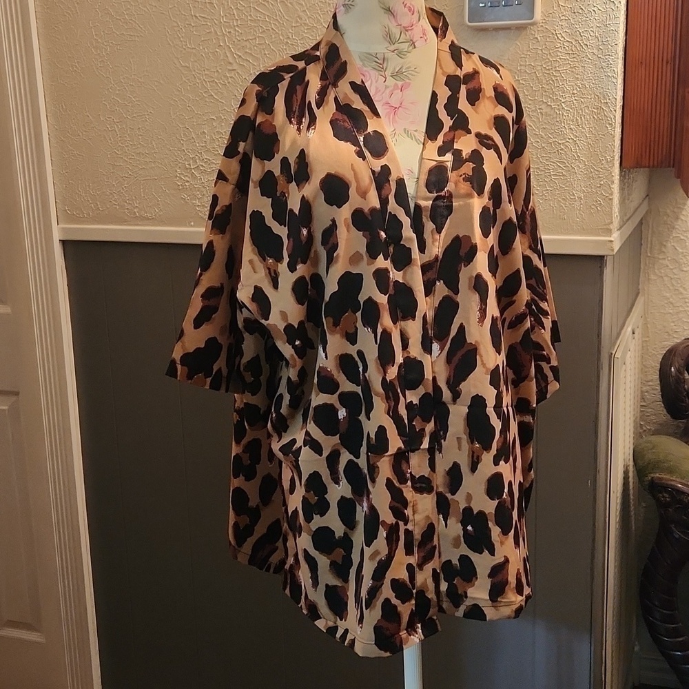 Cheetah Print Women's Cardigan